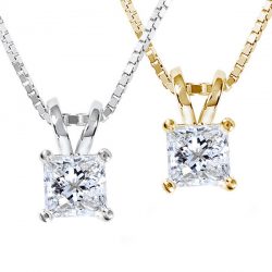 Princess Cut Diamond Solitaire
