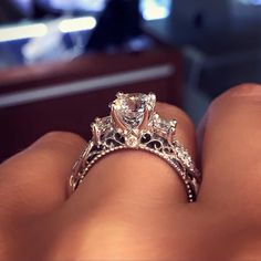 filligreed engagement ring